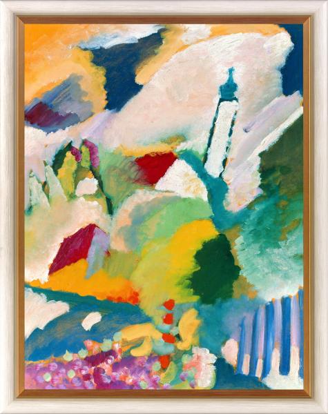 Wassily Kandinsky Murnau mit Kirche I